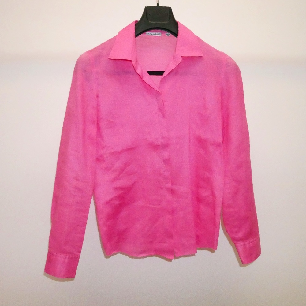 Tahari Blouse with matching shell - Barbie Pink Size 4